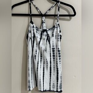 Tie-dye athletic top